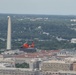 Aerial photos over Pentagon and National Mall