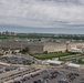 Aerial photos over Pentagon and National Mall