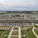 Aerial photos over Pentagon and National Mall