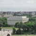 Aerial photos over Pentagon and National Mall