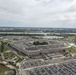 Aerial photos over Pentagon and National Mall