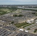 Aerial photos over Pentagon and National Mall