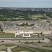 Aerial photos over Pentagon and National Mall