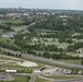 Aerial photos over Pentagon and National Mall