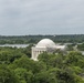 Aerial photos over Pentagon and National Mall