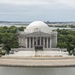 Aerial photos over Pentagon and National Mall