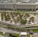 Aerial photos over Pentagon and National Mall