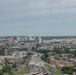 Aerial photos over Pentagon and National Mall