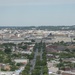 Aerial photos over Pentagon and National Mall