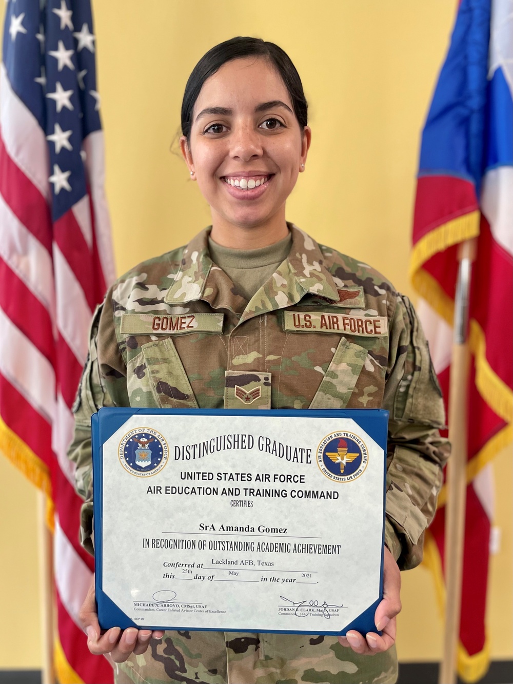 Senior Airman Amanda Gomez- June Spotlight