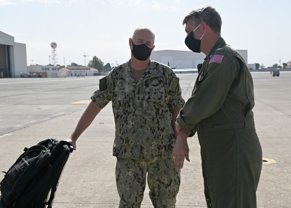 Commander Navy Region EURAFCENT Visits NAS Sigonella and Strengthens Partnerships