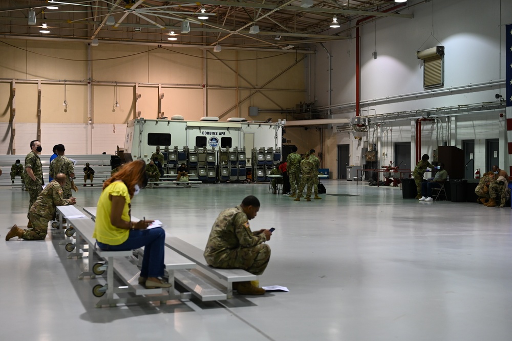 DVIDS Images Dobbins Air Force Base COVID19 vaccination site