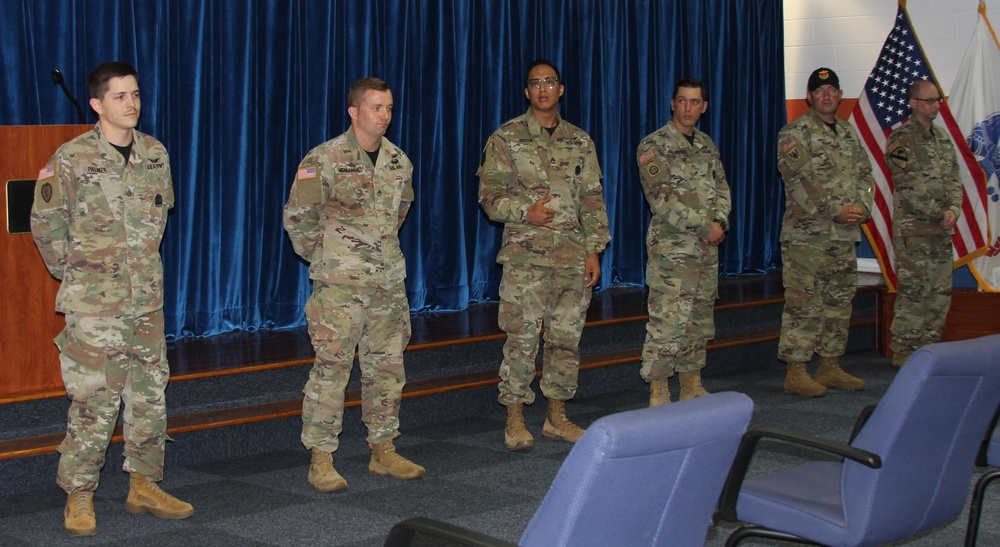 Noncommissioned Officer Academy Cadre recognized for service