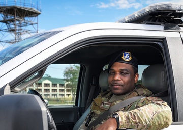 165th SFS guards entry control points