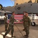 LTC McKaig congratulates Soldier on reenlistment