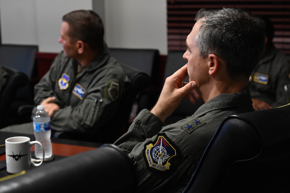 19th Air Force leadership visits the 33rd Fighter Wing