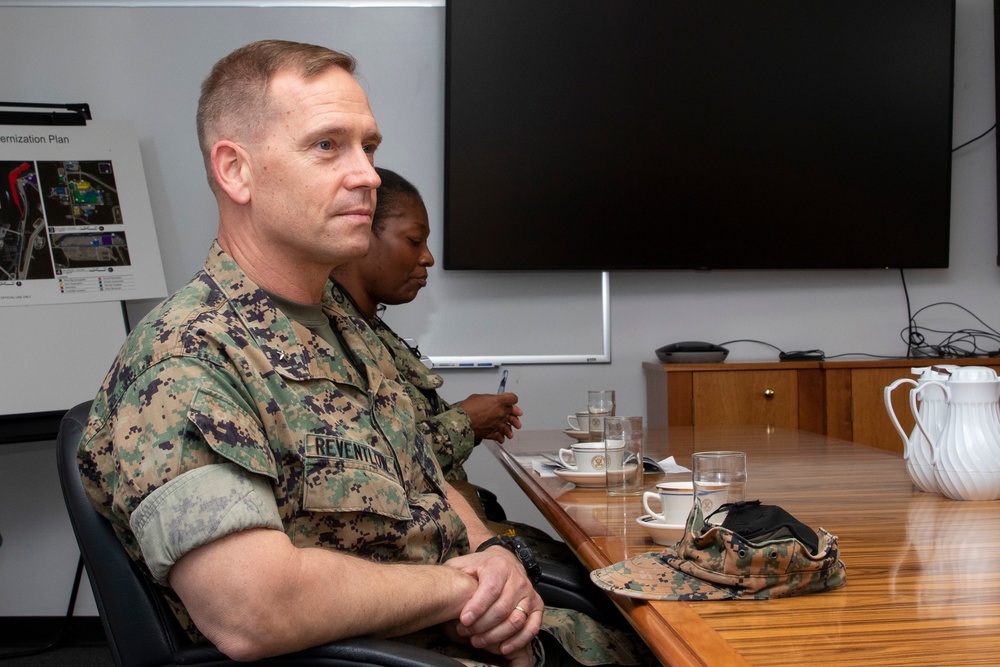 DLA Distribution Commanding General Visits Trident Refit Facility Bangor