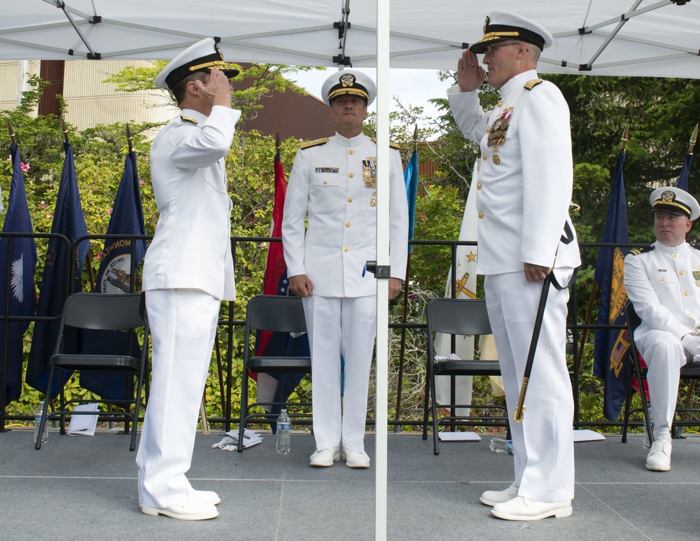 Submarine Group Nine Holds Change of Command