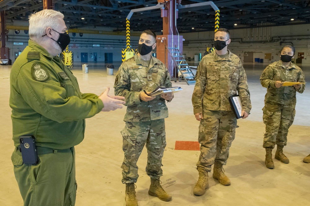 COVID19 briefing on arrival of USAF personnel