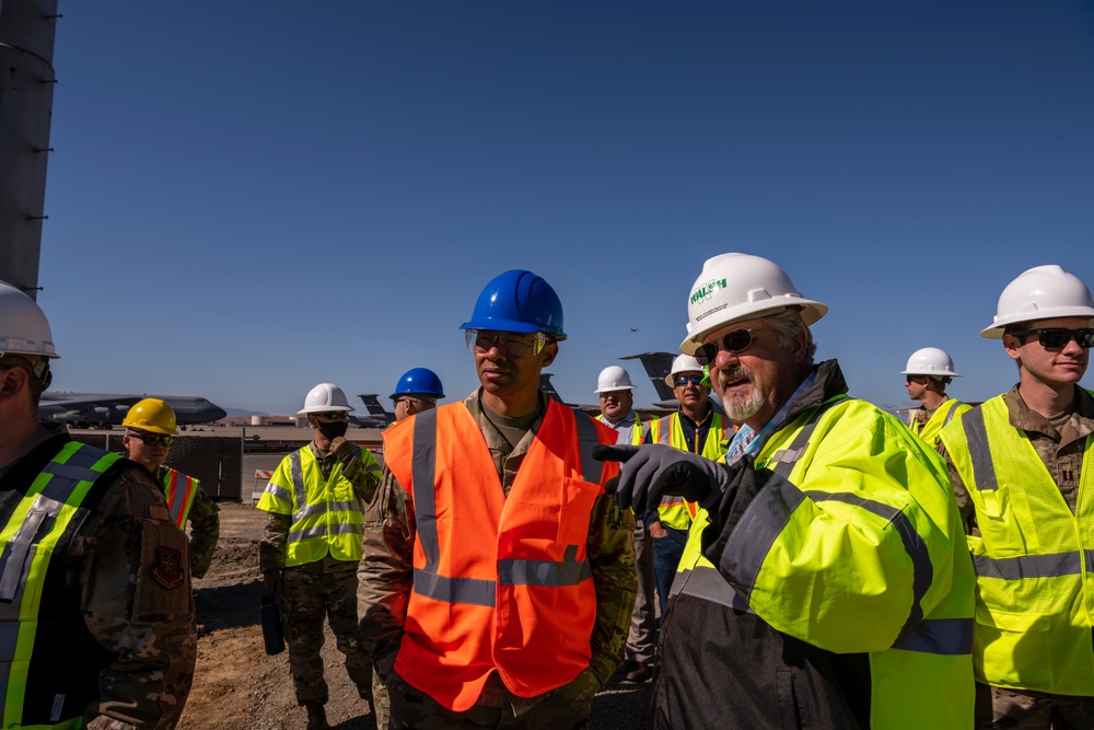 KC-46A 3-Bay Maintenance Hangar construction update