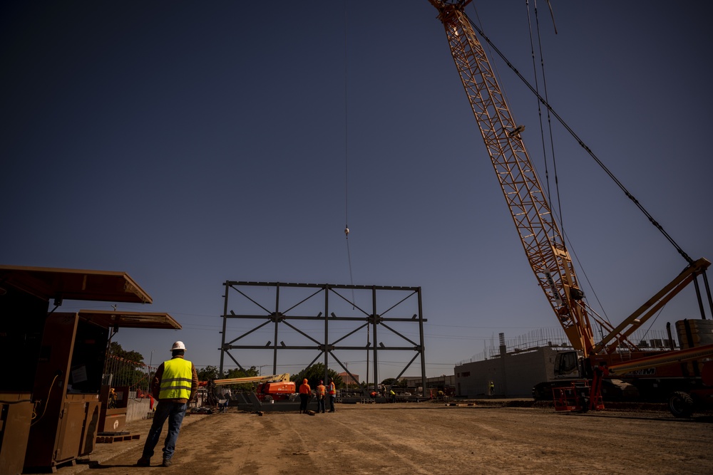 KC-46A 3-Bay Maintenance Hangar construction update