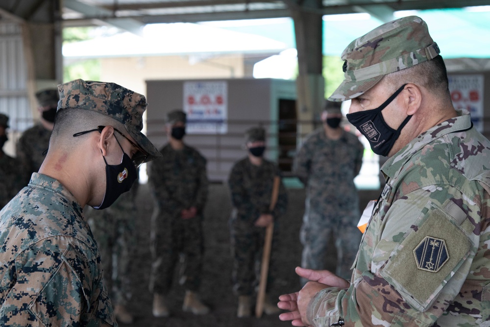 MG Estrada coins service members in Oregon