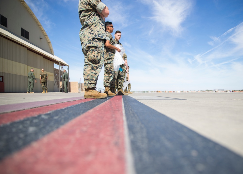 U.S. Marines Conduct FOD Walk