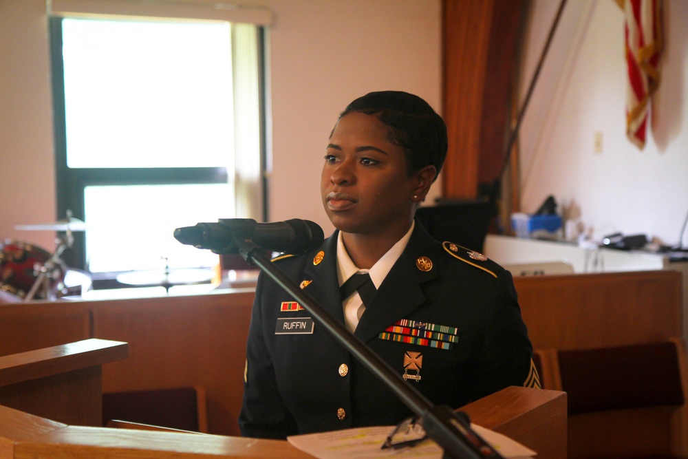 Master Sgt. Candice Coleman's Promotion Ceremony