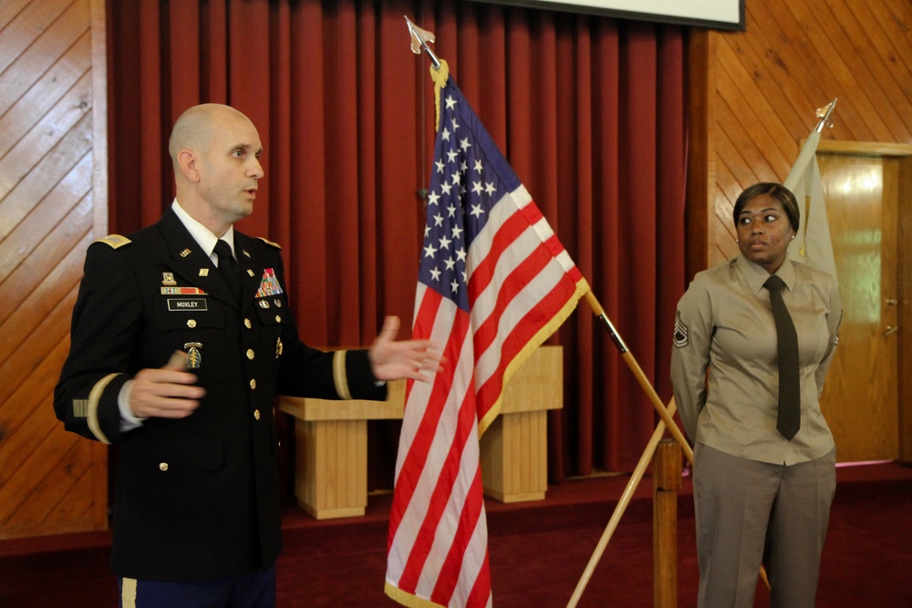 Master Sgt. Candice Coleman's Promotion Ceremony