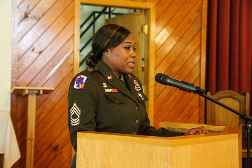 Master Sgt. Candice Coleman's Promotion Ceremony