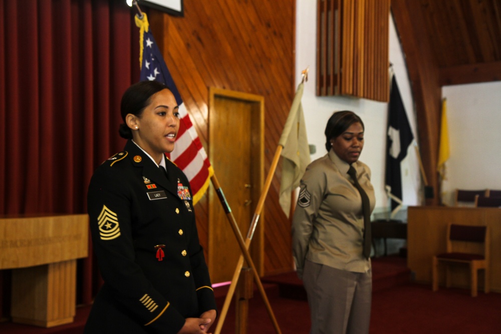 Master Sgt. Candice Coleman's Promotion Ceremony