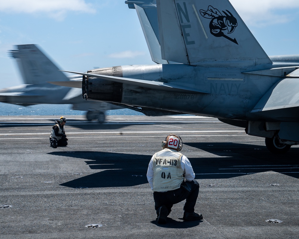 USS Carl Vinson Conducts Flight Operations