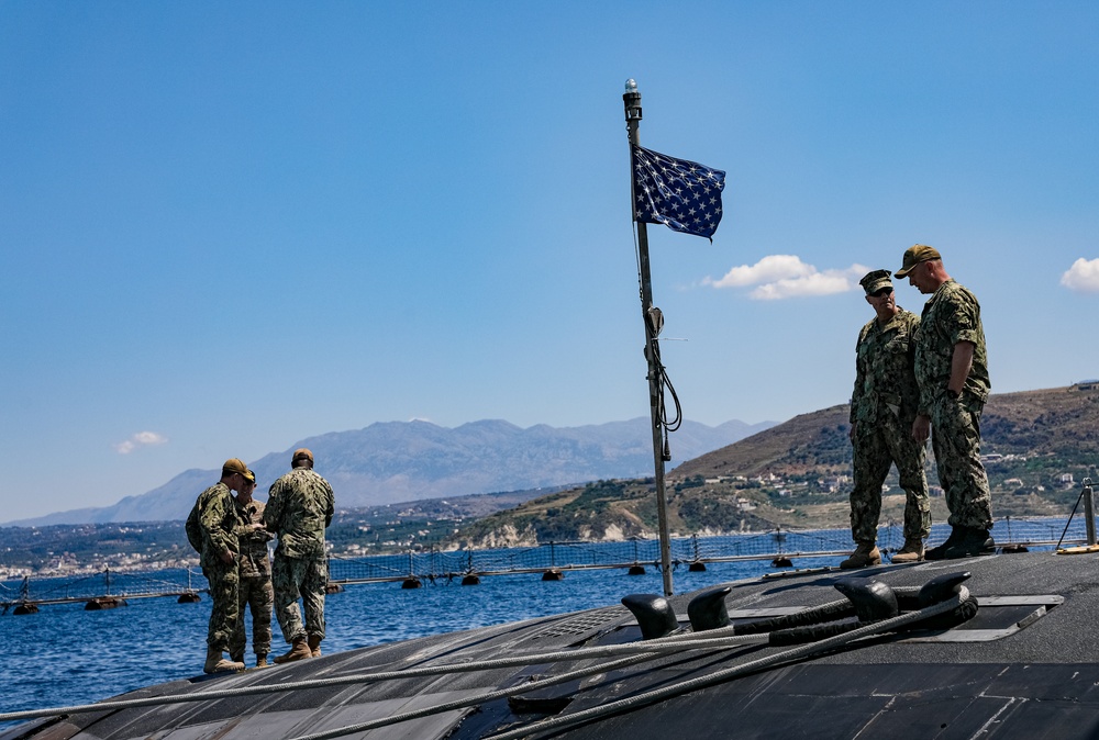 USS New Mexico (SSN-779) Submarine Trains with U.S. Navy SEALs in Greece