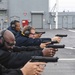USS Hershel &quot;Woody&quot; Williams pistol training