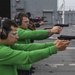 USS Hershel &quot;Woody&quot; Williams pistol training
