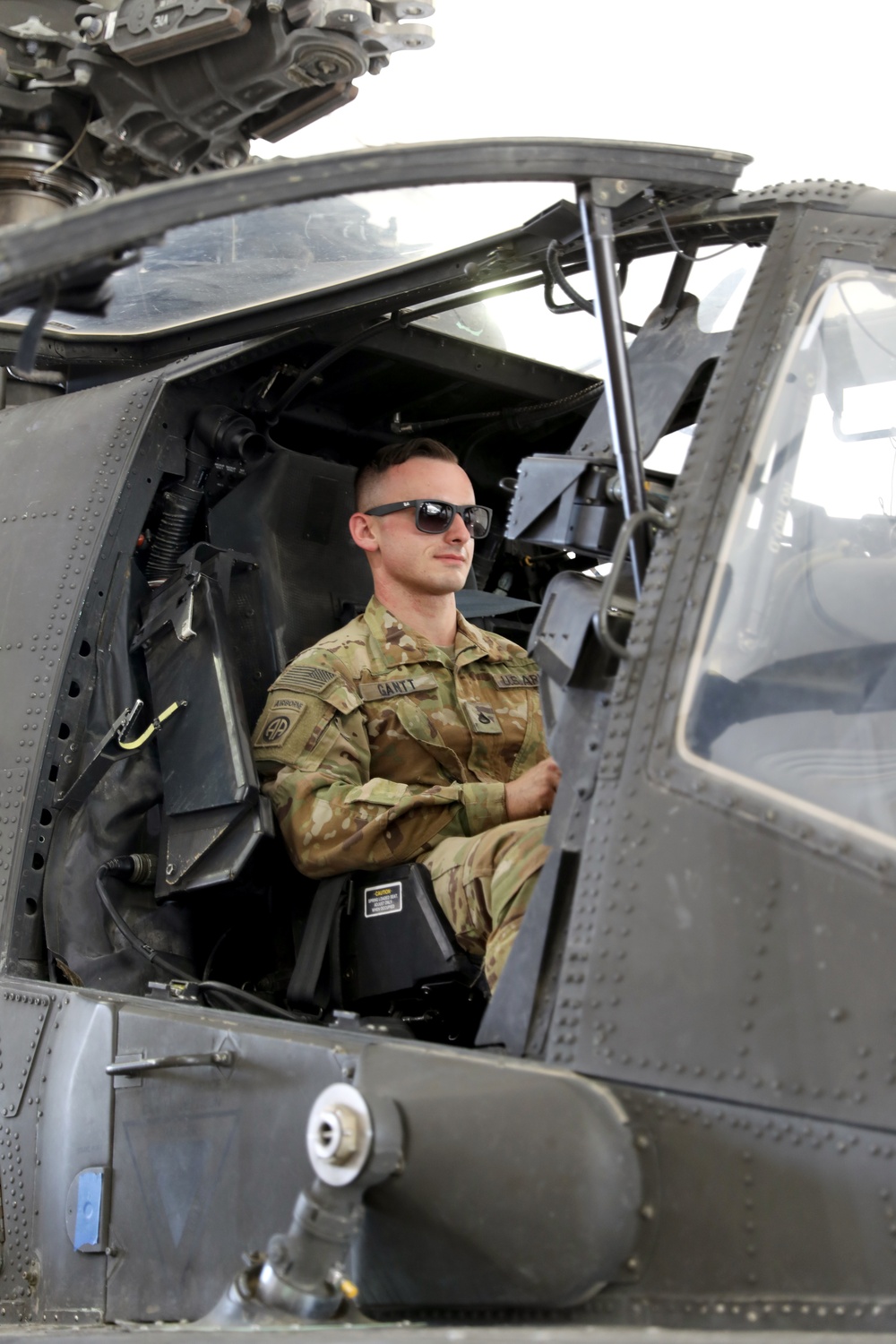 AH-64E Apache attack helicopter phase maintenance