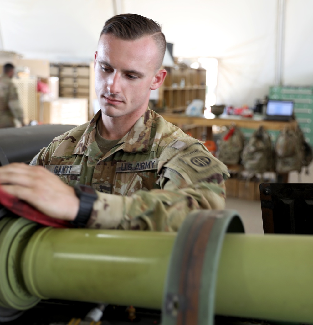 AH-64E Apache attack helicopter phase maintenance