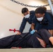 USS New Orleans Medical Training Drill Underway