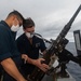 USS New Orleans Machine Gun Training Underway