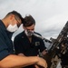 USS New Orleans Machine Gun Training Underway