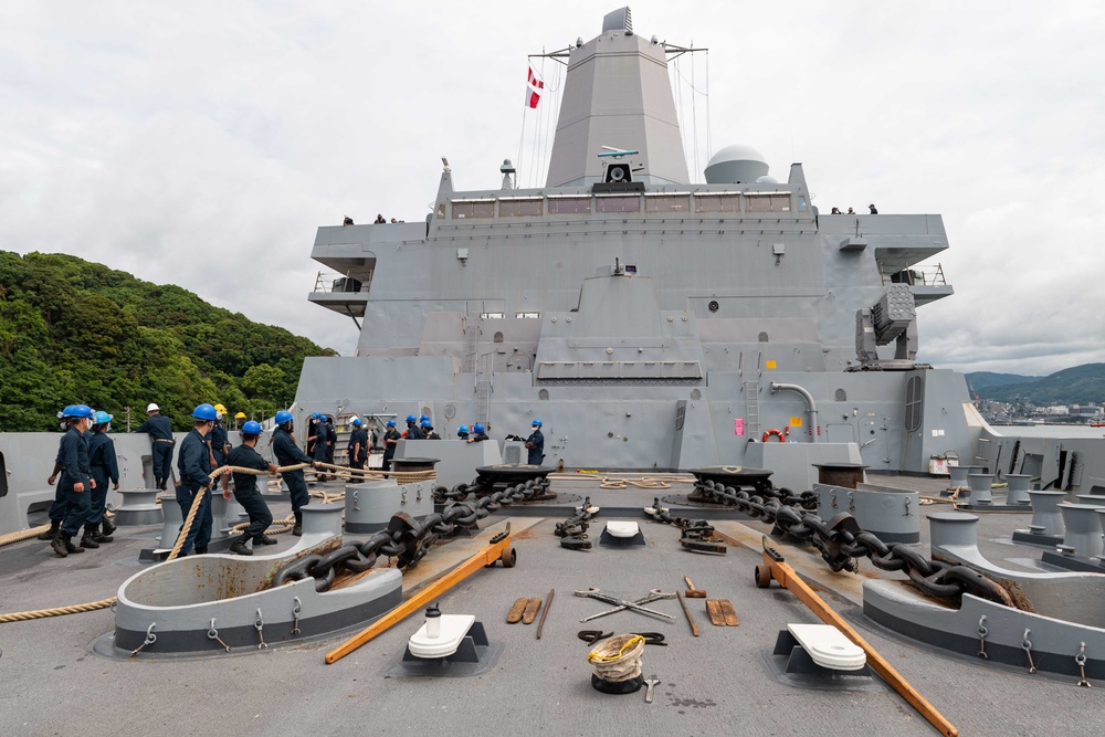 USS New Orleans Sea and Anchor Detail