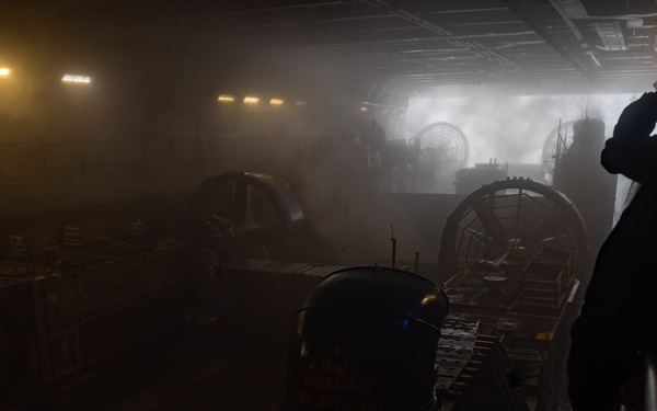 USS New Orleans LCAC Ops Underway