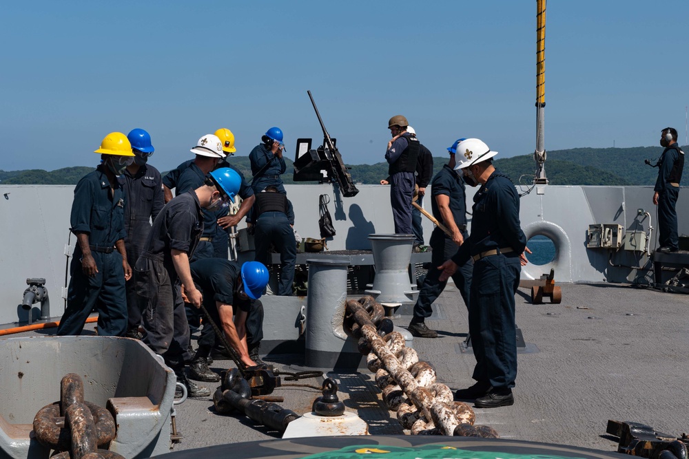 USS New Orleans Sea and Anchor Detail