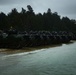 U.S. Marines conduct waterborne operations with assault amphibious vehicles