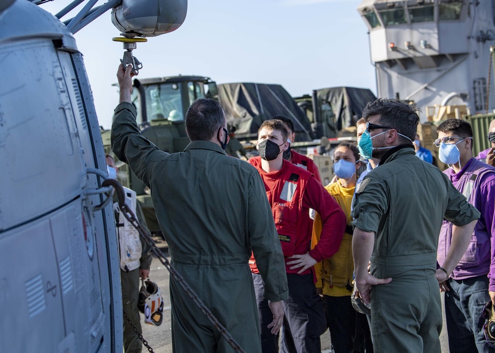 Carter Hall and Hellenic Navy Conduct Flight Operations