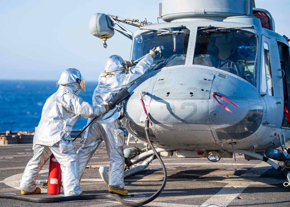 Carter Hall and Hellenic Navy Conduct Flight Operations