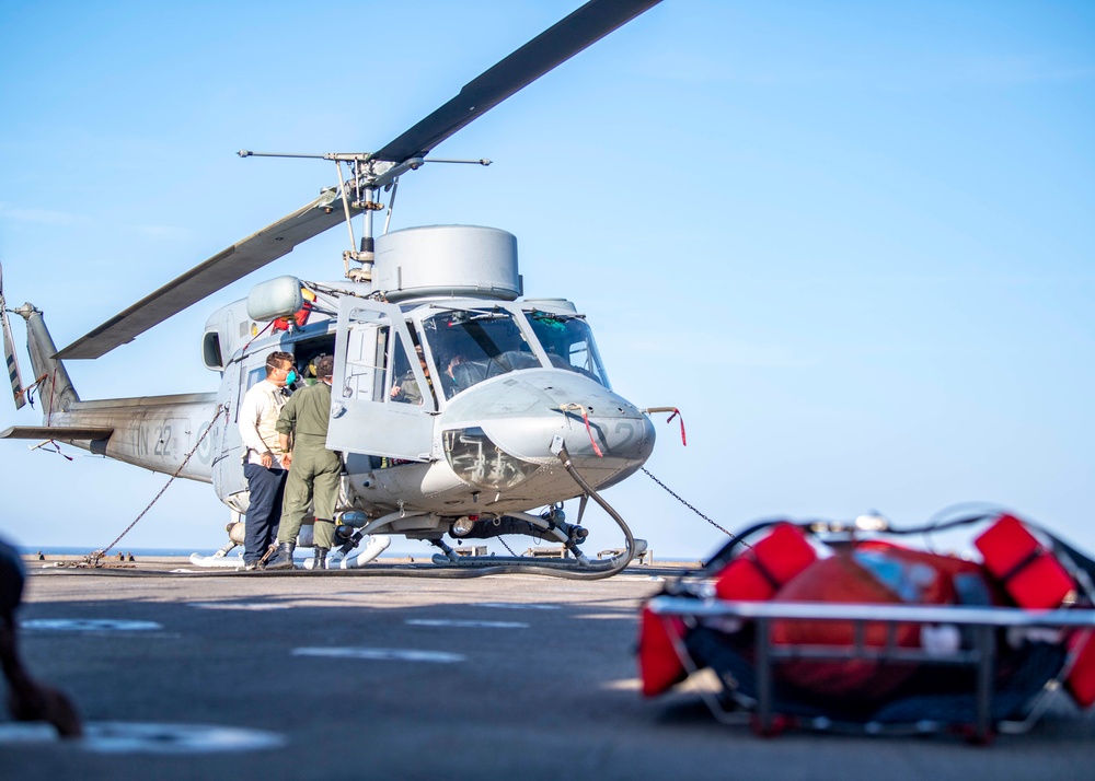 Carter Hall and Hellenic Navy Conduct Flight Operations