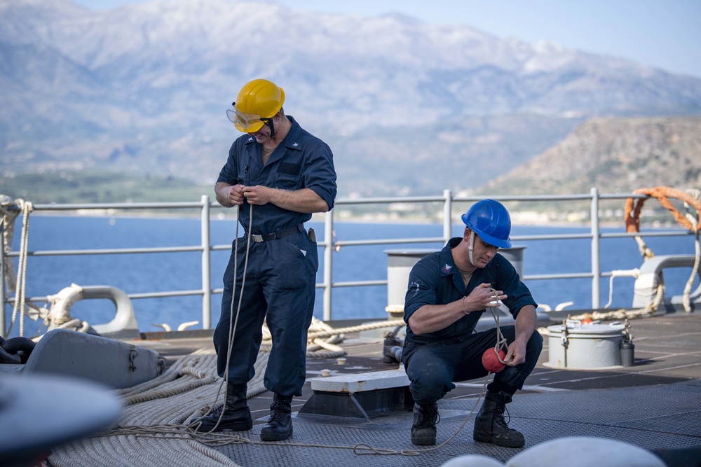 Carter Hall Reaches Souda Bay