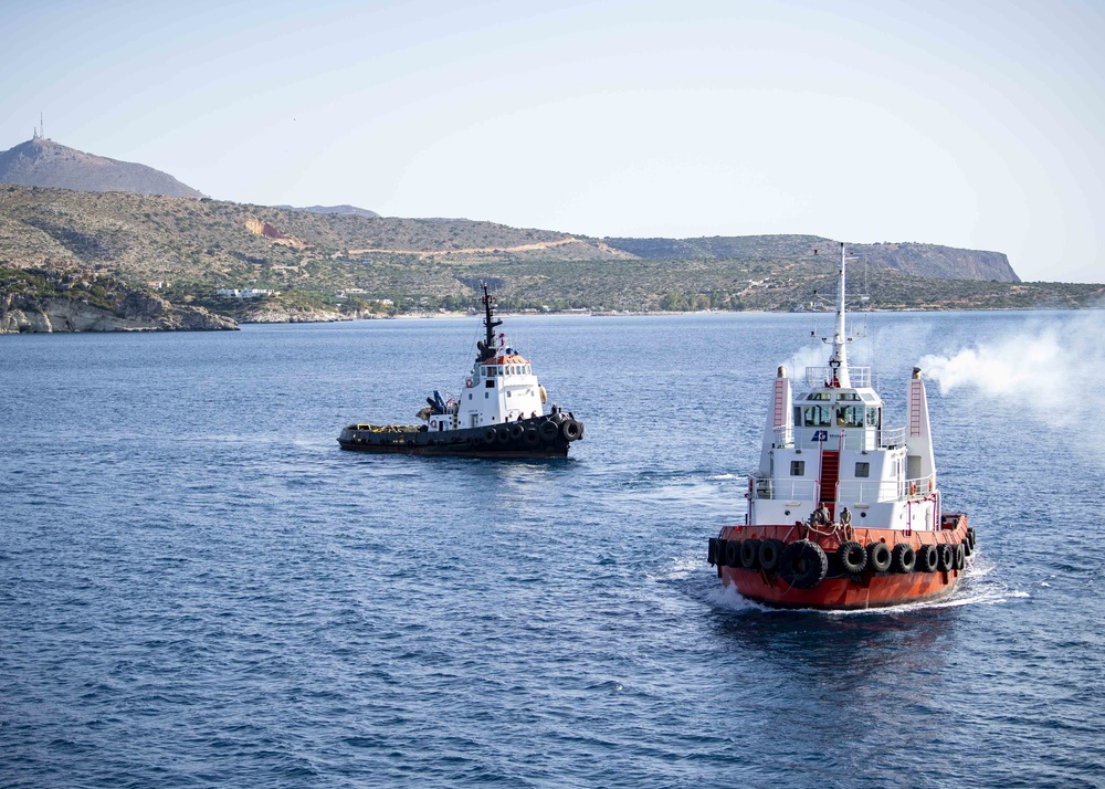Carter Hall Reaches Souda Bay