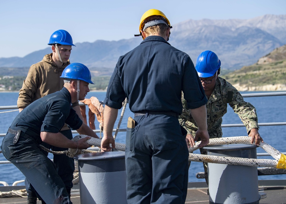 Carter Hall Reaches Souda Bay